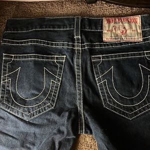 true religion cut off shorts